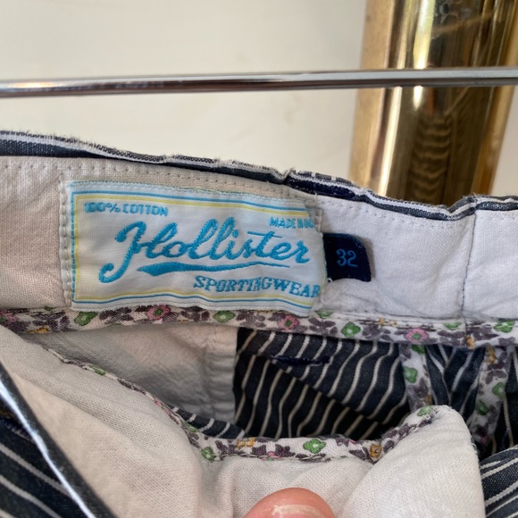 !!SALE!! 3 for $15 Men’s striped Hollister shorts - Picture 2 of 3